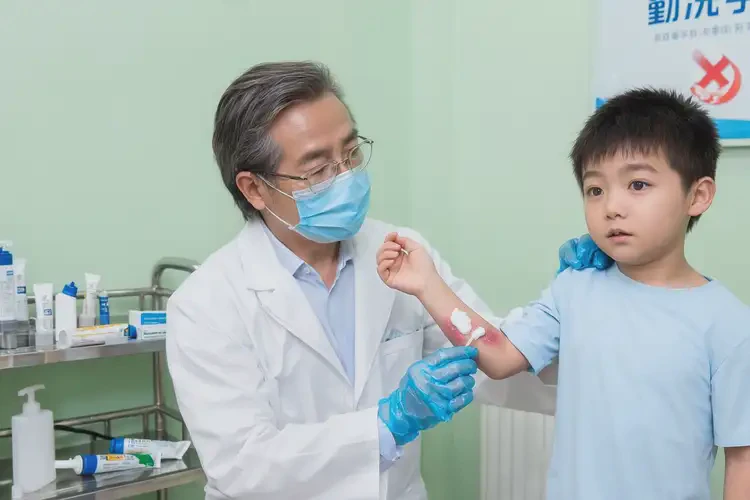 少兒身上偶爾起濕疹不管它會自己好嗎(圖1)