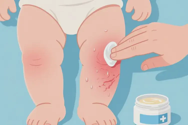 嬰兒大腿出濕疹可以治好嗎(圖4)