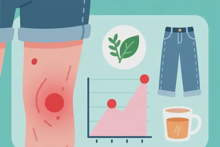 青年人大腿長濕疹可不可以根治(圖1)