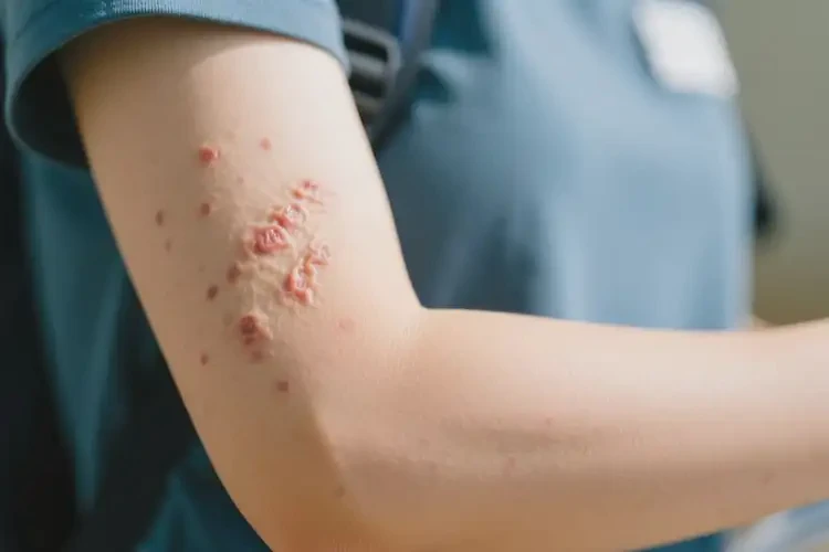 大學(xué)生手臂上容易起濕疹可不可以根治(圖4)