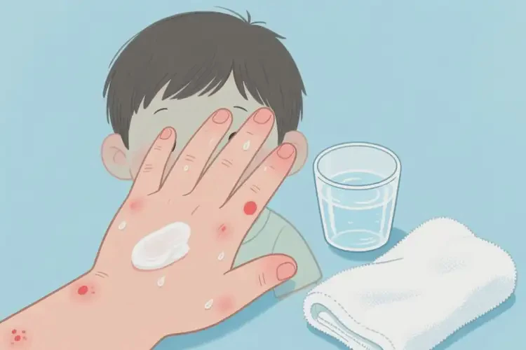 小學生手上出現(xiàn)濕疹可不可以根治(圖3)
