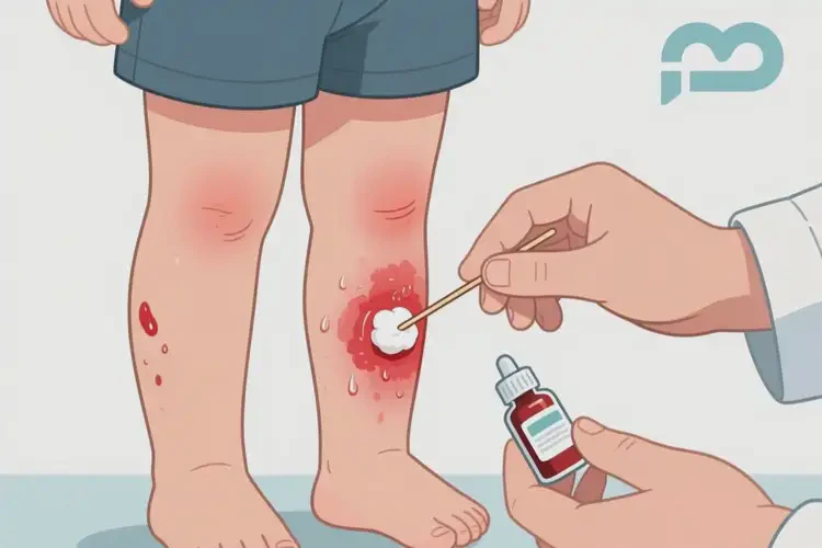 小孩小腿上經常起濕疹可以治好嗎(圖4)