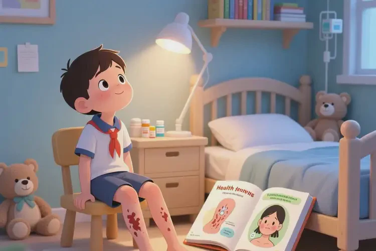 小學(xué)生小腿出濕疹可不可以根治(圖2)