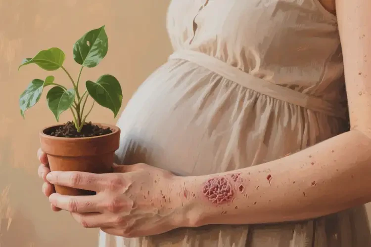 孕婦身上偶爾長(zhǎng)濕疹可不可以根治(圖1)