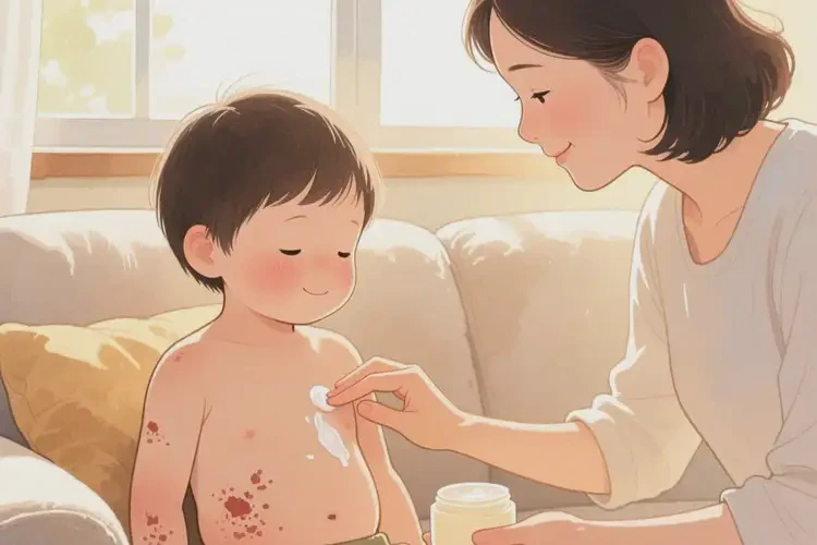 孩子肚子上長(zhǎng)濕疹可以治好嗎(圖4)