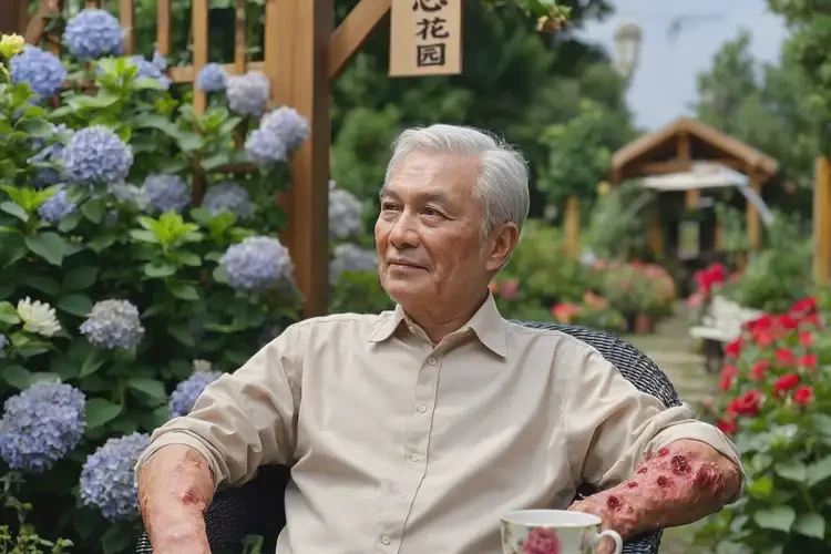 老年人手臂经常长湿疹可不可以根治(图1)