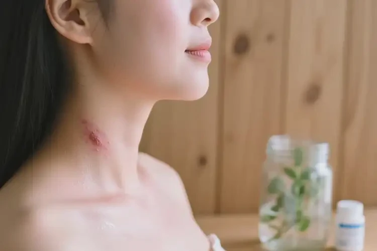 產(chǎn)婦脖子上容易長濕疹可不可以根治(圖1)