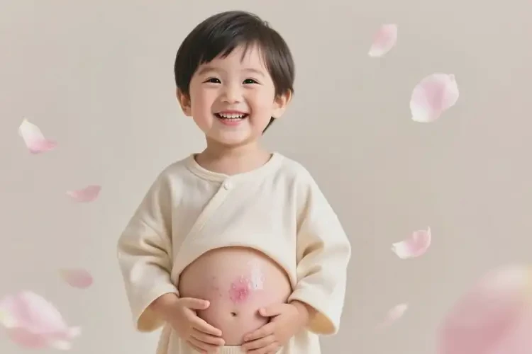 孩子肚子上出濕疹可以治好嗎(圖4)