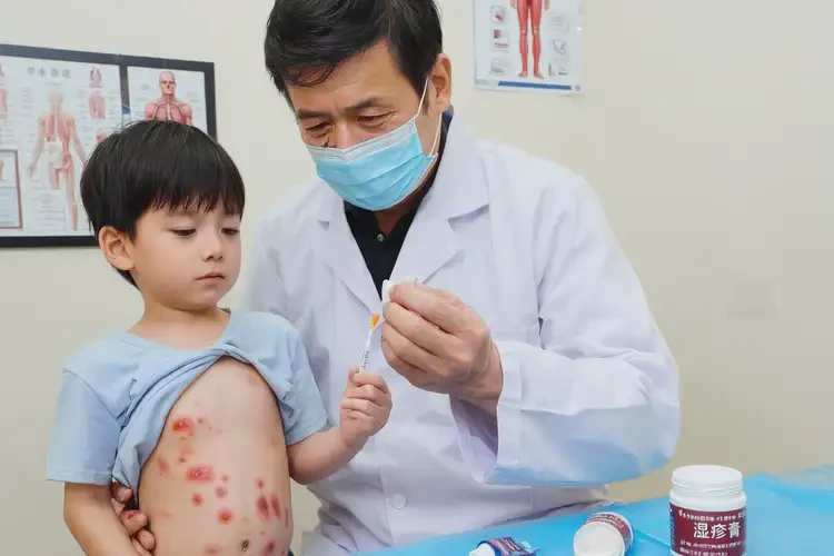 小孩肚子上出現(xiàn)濕疹可以治好嗎(圖3)