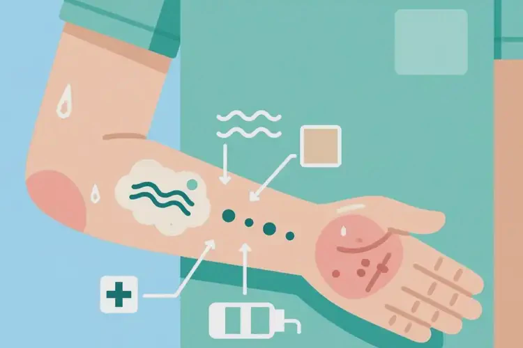 男生手臂上出湿疹可不可以根治(图1)