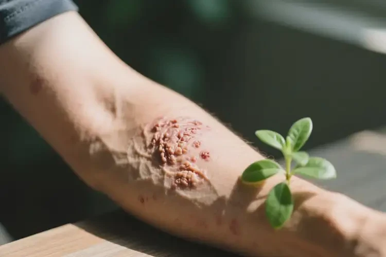 男性手臂上經(jīng)常起濕疹可以治好嗎(圖2)