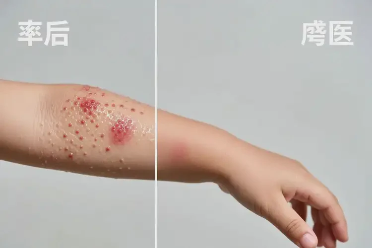 小孩手臂上起湿疹可以治好吗(图2)