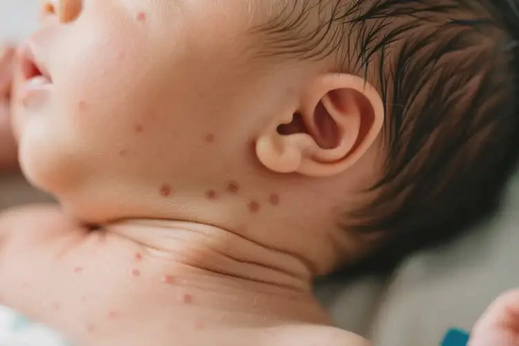 新生兒脖子上經(jīng)常起濕疹可不可以根治(圖4)