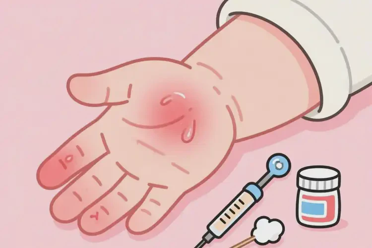 嬰兒手上容易長濕疹可以治好嗎(圖1)