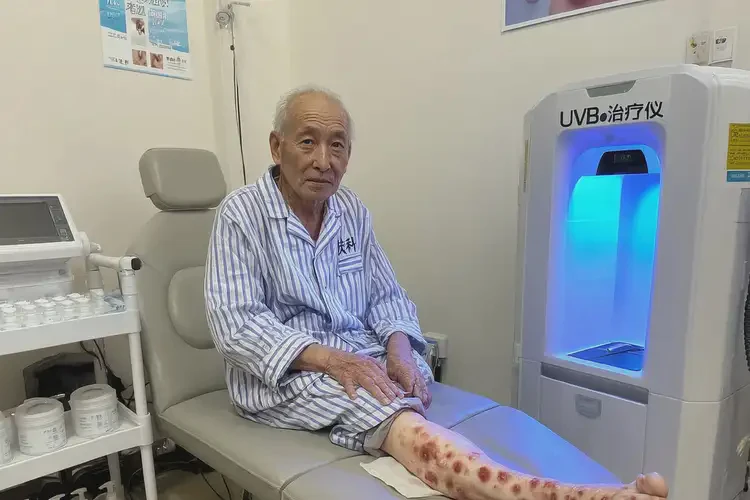 老年人小腿经常起湿疹可不可以根治(图1)