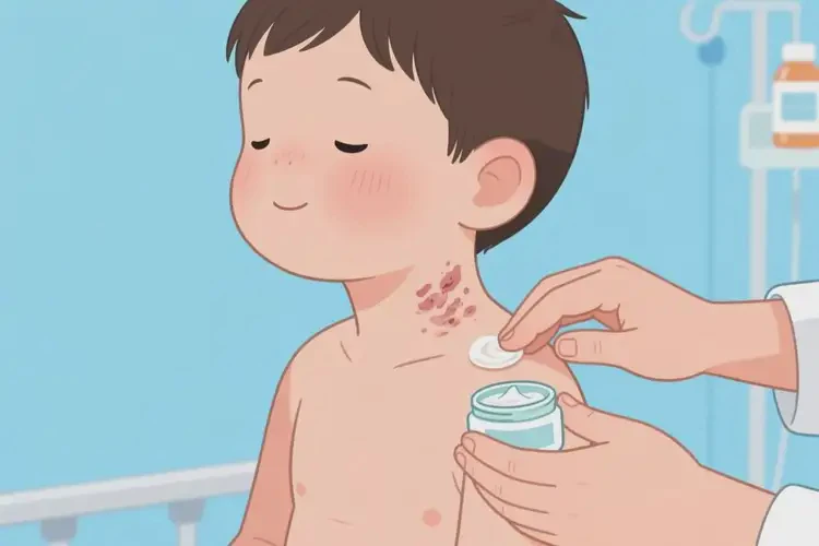 兒童脖子出現(xiàn)濕疹可以治好嗎(圖4)