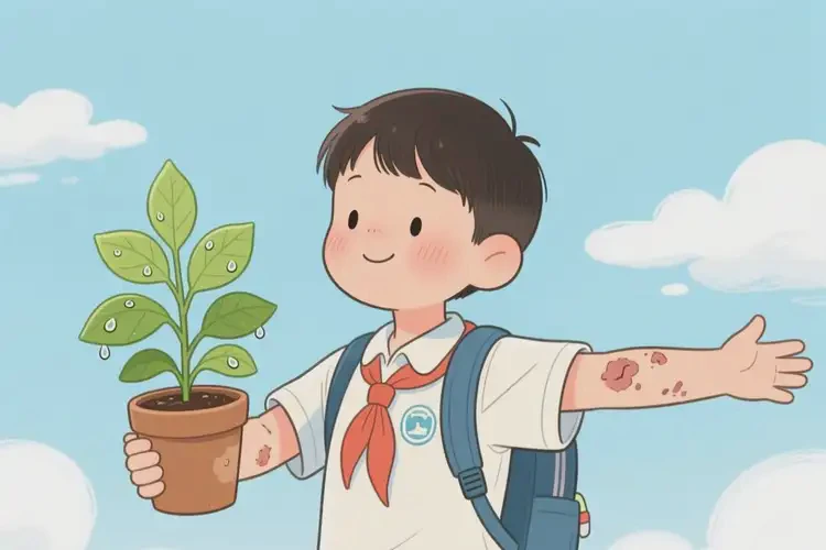 中學(xué)生四肢有濕疹可不可以根治(圖1)