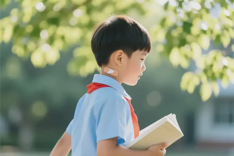 小學(xué)生脖子上容易長濕疹可不可以根治(圖1)