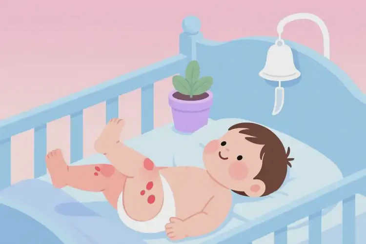 幼儿大腿上偶尔长湿疹可不可以根治(图1)