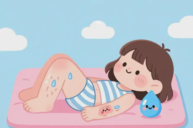 少兒大腿出濕疹可不可以根治(圖1)