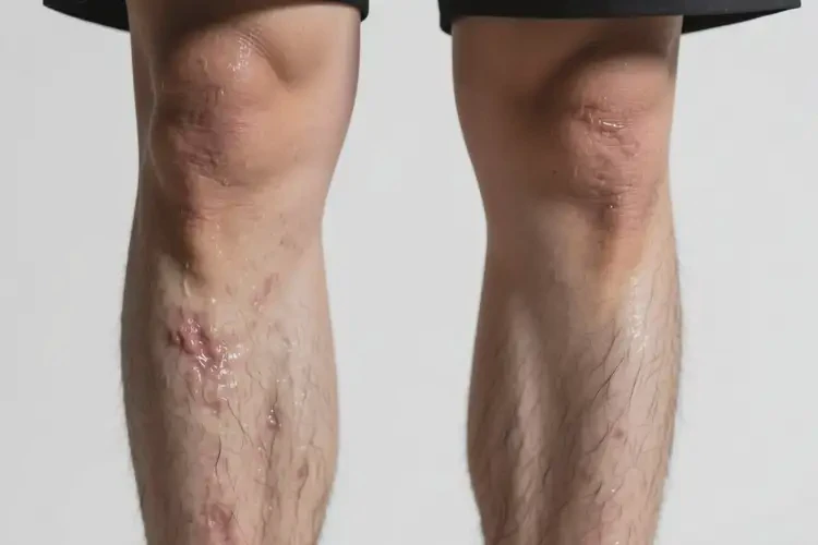 男人小腿上經(jīng)常長(zhǎng)濕疹可不可以根治(圖1)