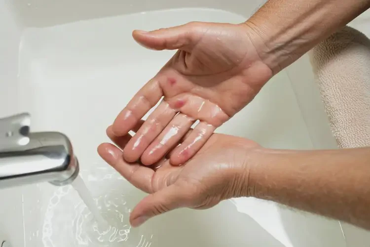 老年人手上出現(xiàn)濕疹可以治好嗎(圖3)