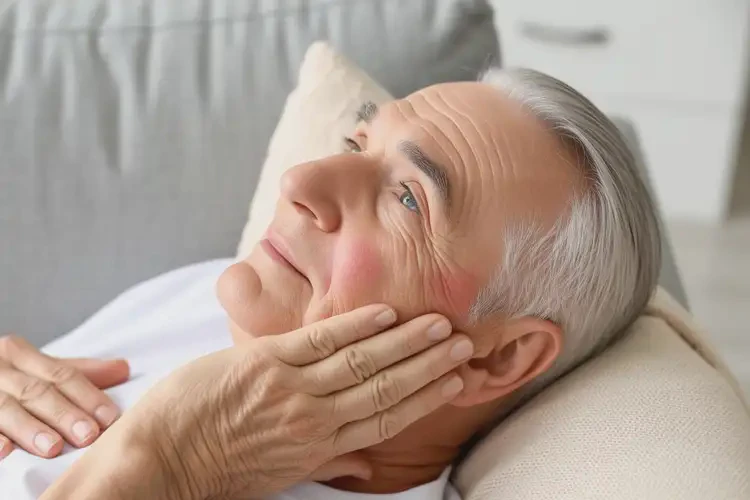 高齡老人面部經(jīng)常起濕疹可不可以根治(圖1)