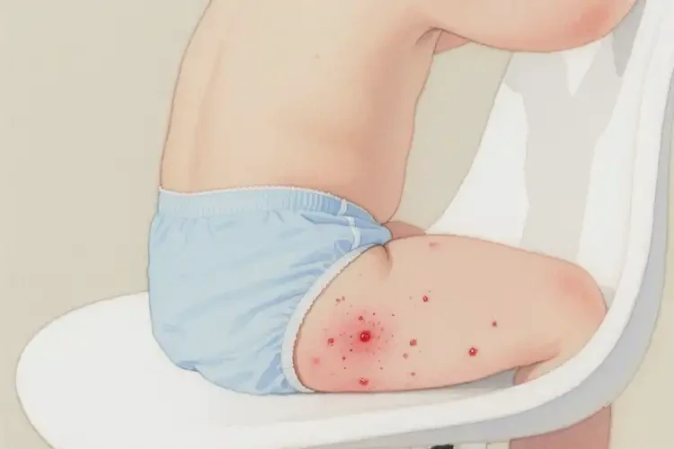 小學生屁股經(jīng)常長濕疹可不可以根治(圖1)