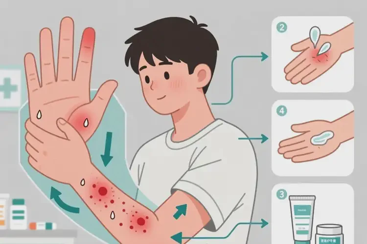 男生手臂上出湿疹可不可以根治(图2)