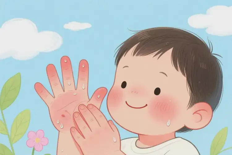 小孩手上偶爾長(zhǎng)濕疹可以治好嗎(圖4)