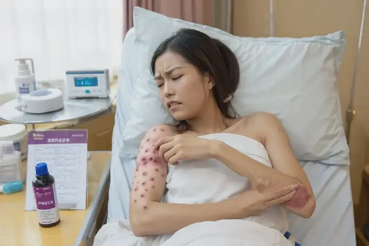 產(chǎn)婦手臂偶爾長(zhǎng)濕疹可以治好嗎(圖4)