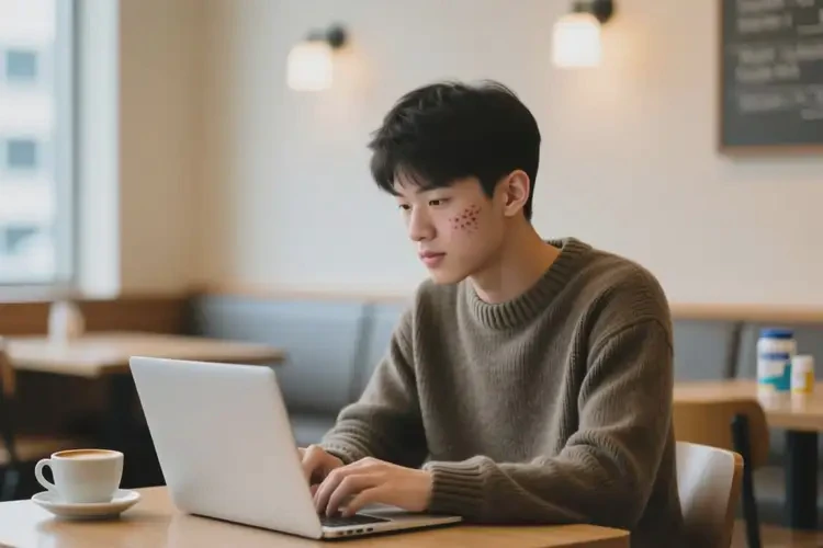 大學(xué)生臉上起濕疹可不可以根治(圖1)