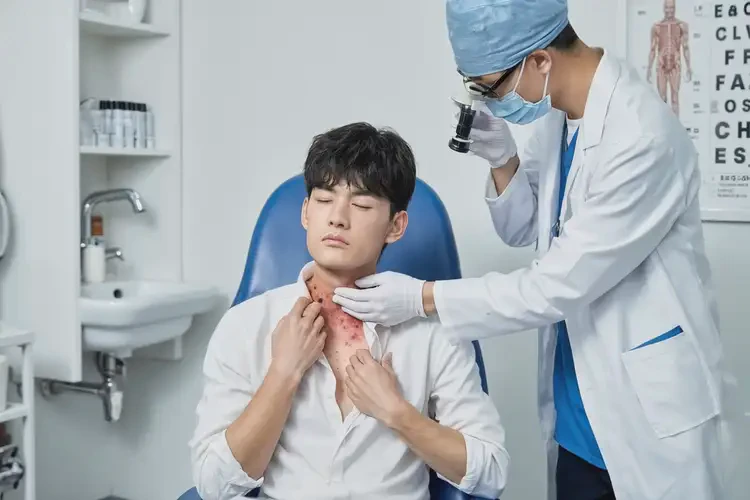 青年人脖子上容易長濕疹能夠徹底治愈嗎(圖3)