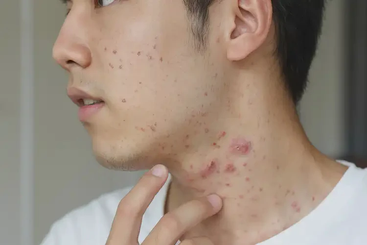 男生脖子上起濕疹不管它會(huì)自己好嗎(圖4)