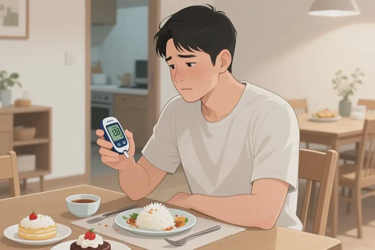 28歲晚餐血糖17點(diǎn)4是怎么回事(圖1)