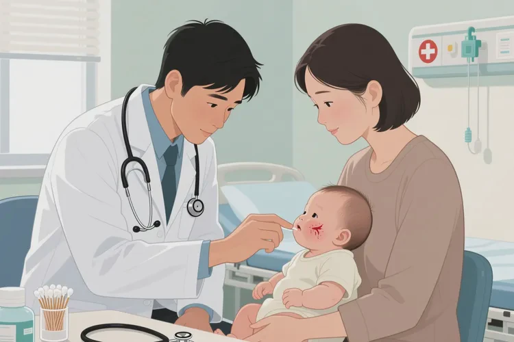 嬰兒臉上經(jīng)常長濕疹可以治愈嗎(圖4)