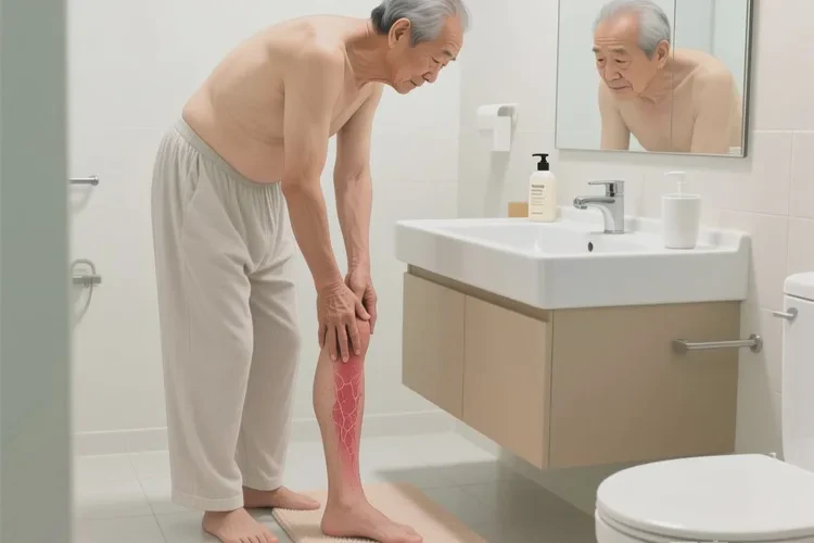 老年人大腿上長濕疹可以治愈嗎(圖2)