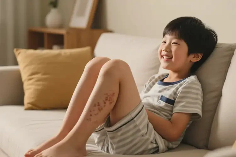 孩子大腿上經(jīng)常起濕疹可以治好嗎(圖1)
