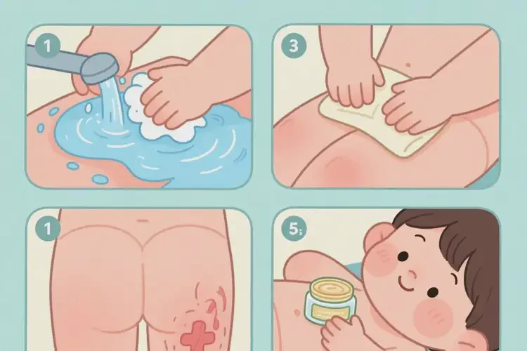 兒童屁股上偶爾起濕疹可以治好嗎(圖3)