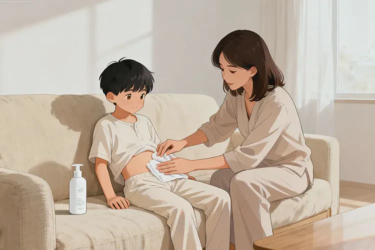 小學(xué)生肚子上偶爾起濕疹能靠自己自愈嗎(圖1)