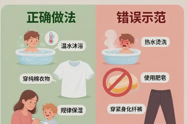 兒童大腿偶爾起濕疹可以治好嗎(圖2)