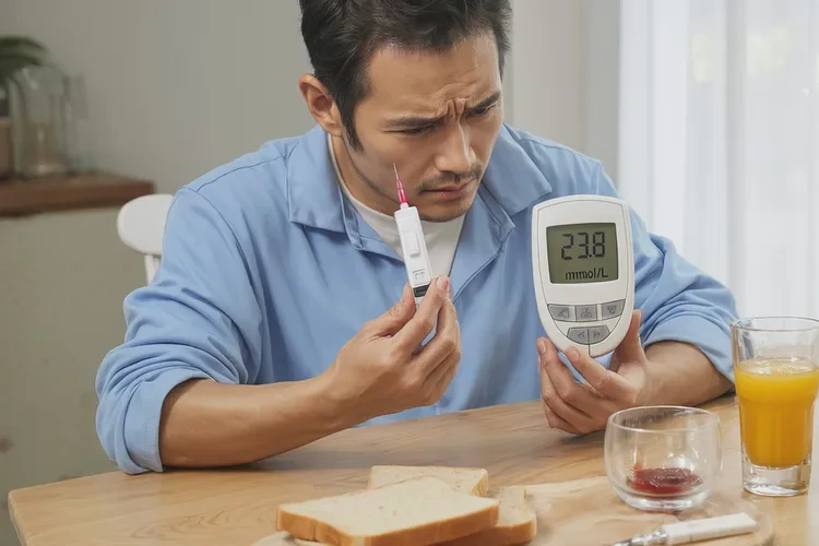 28歲早餐血糖23.8是怎么回事(圖1)