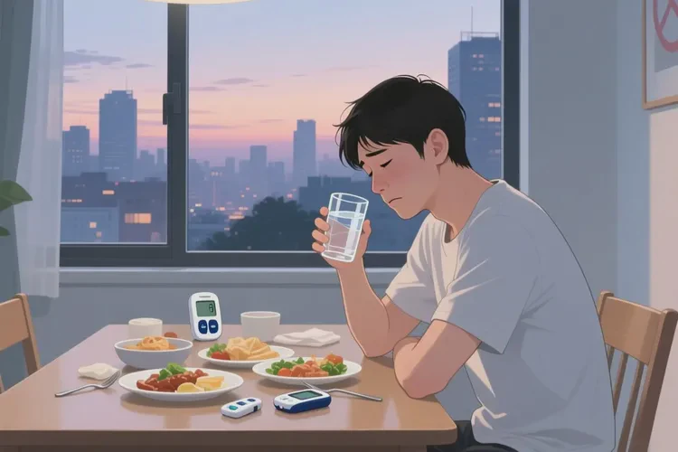 28歲晚餐血糖24.4是怎么回事(圖2)