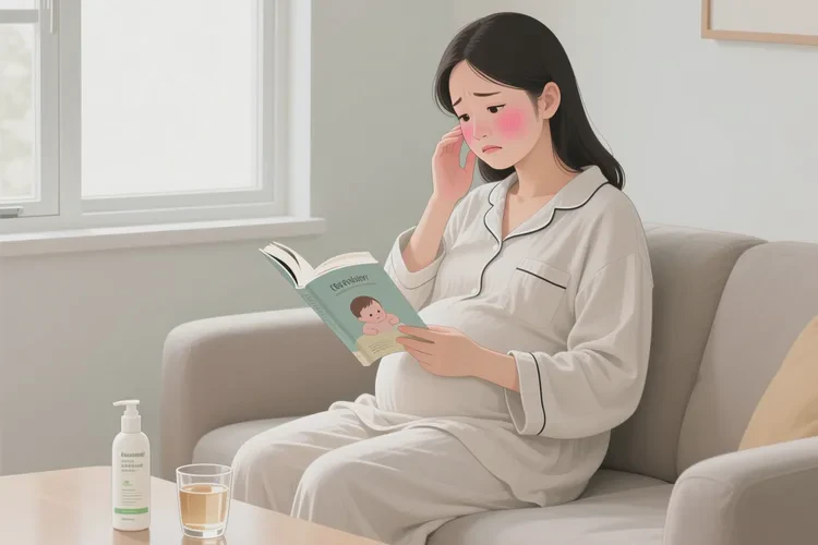 孕婦面部起濕疹可以治愈嗎(圖3)