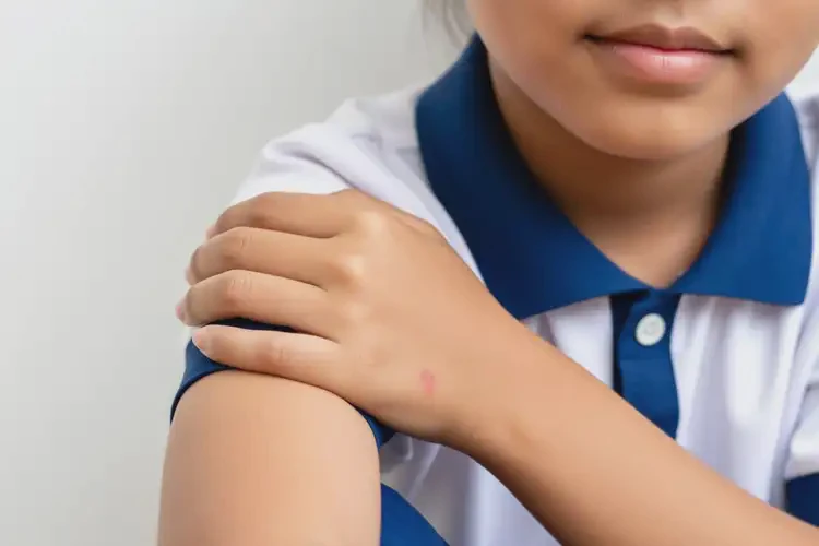 中學生手臂上出現(xiàn)濕疹可以治好嗎(圖3)