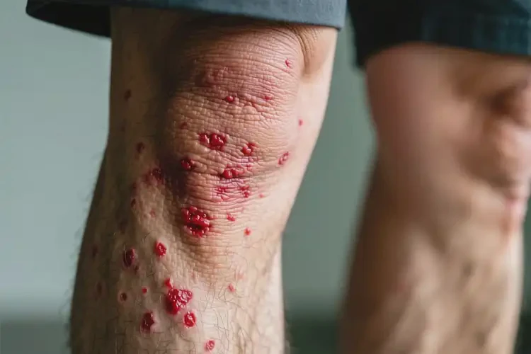 男人小腿上出現(xiàn)濕疹可不可以根治(圖3)