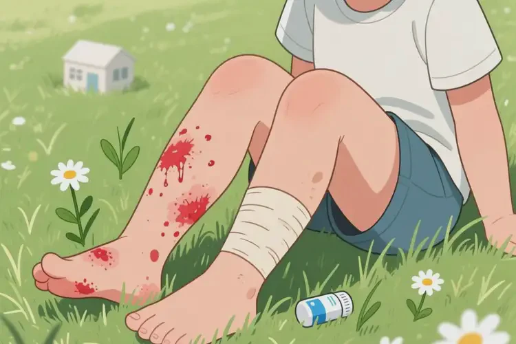 少兒小腿上經(jīng)常起濕疹可以治好嗎(圖2)