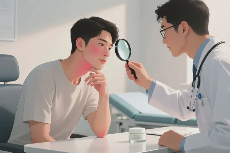 男人臉上容易起濕疹能靠自己自愈嗎(圖1)