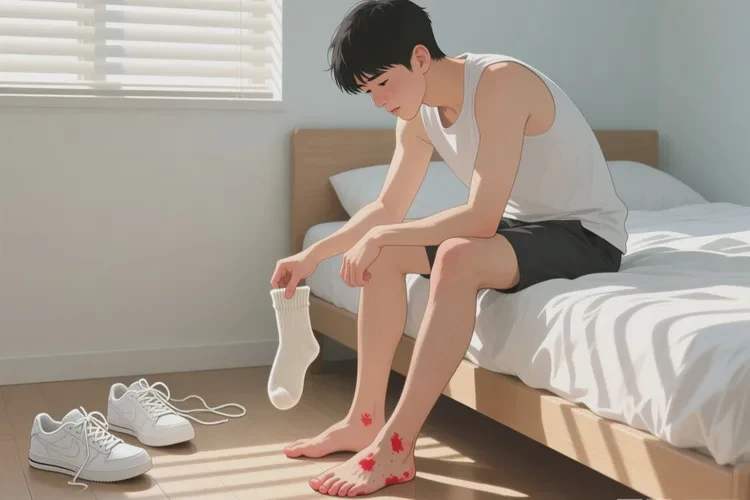 青年人腳上容易起濕疹能靠自己自愈嗎(圖1)