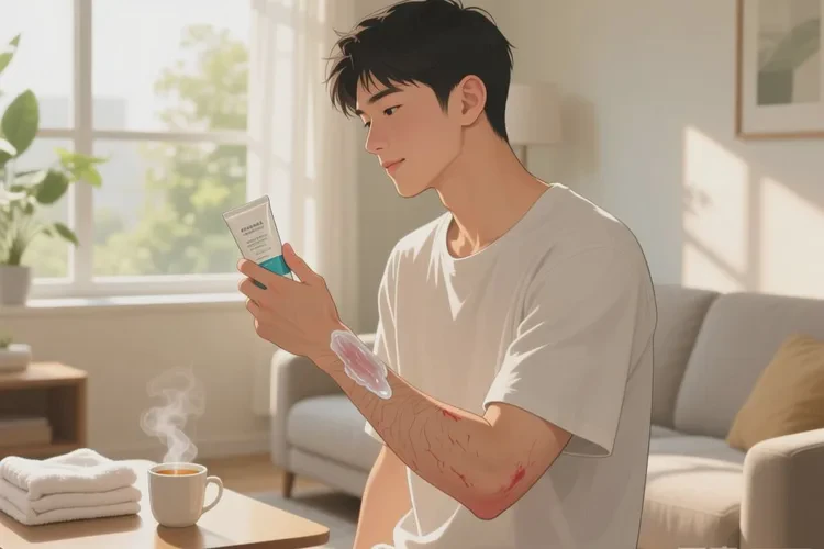 青年人手臂上長濕疹能靠自己自愈嗎(圖3)